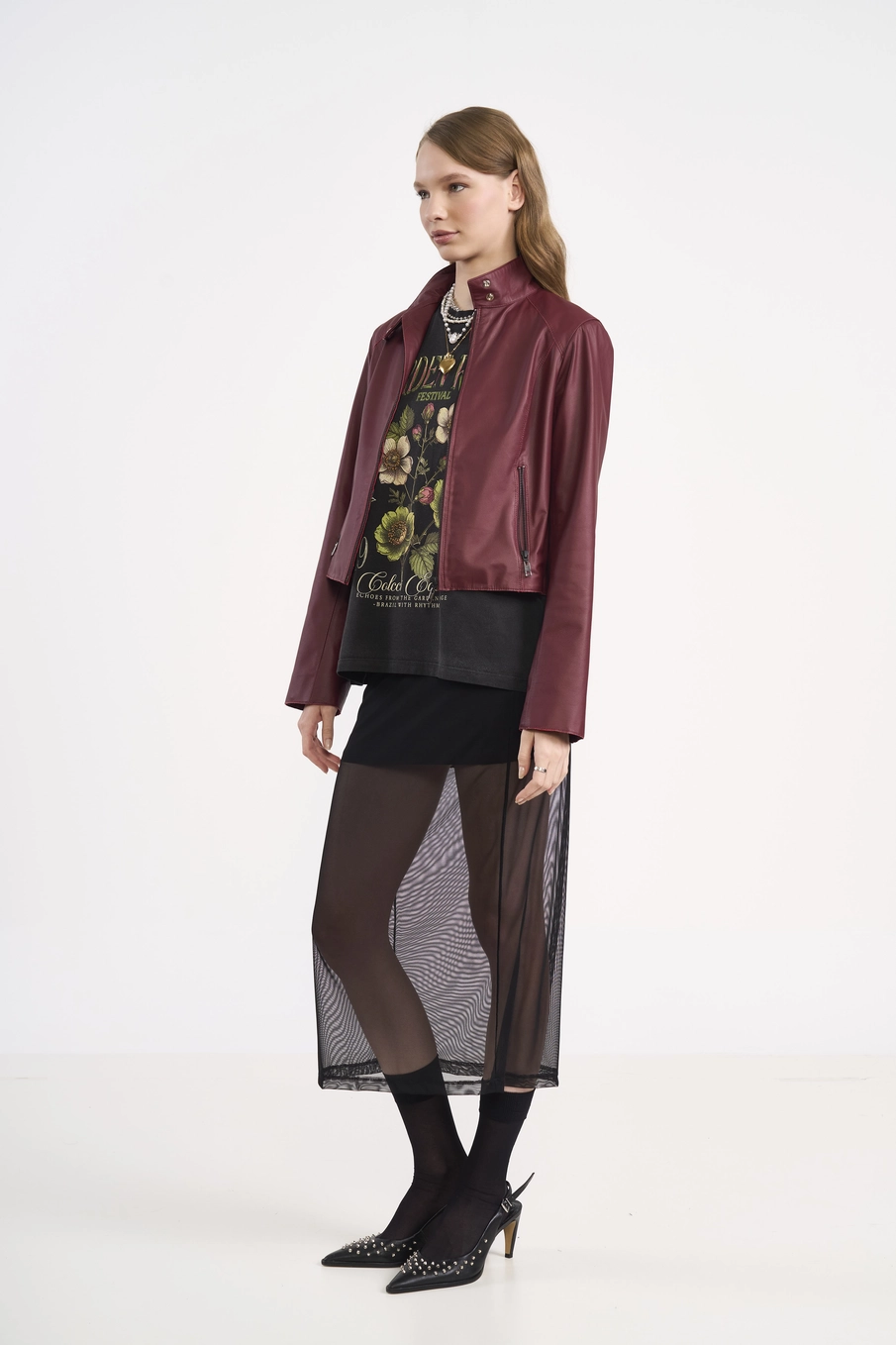 Camiseta Oversized Garden Rock Preto
