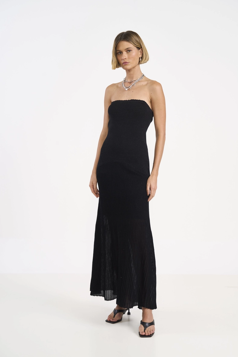 Vestido Tricot Tomara Que Caia