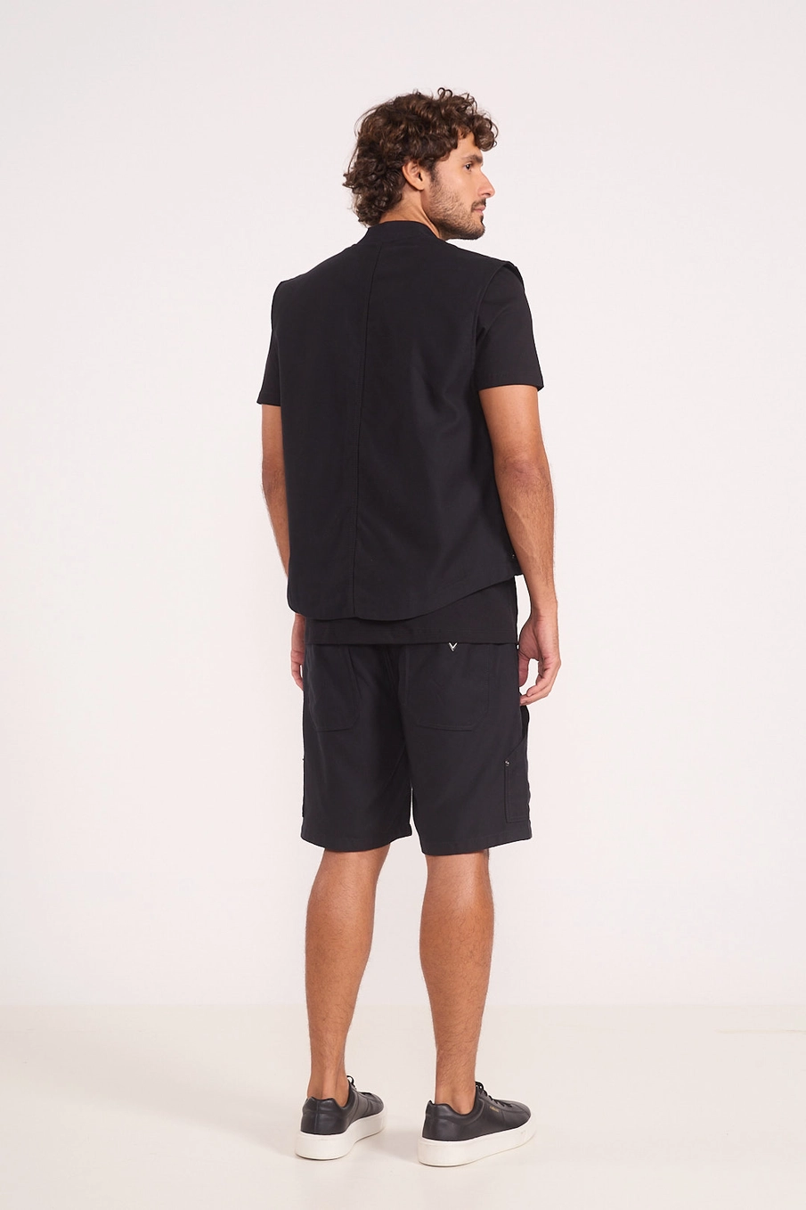 Colete Masculino Utilitário Preto