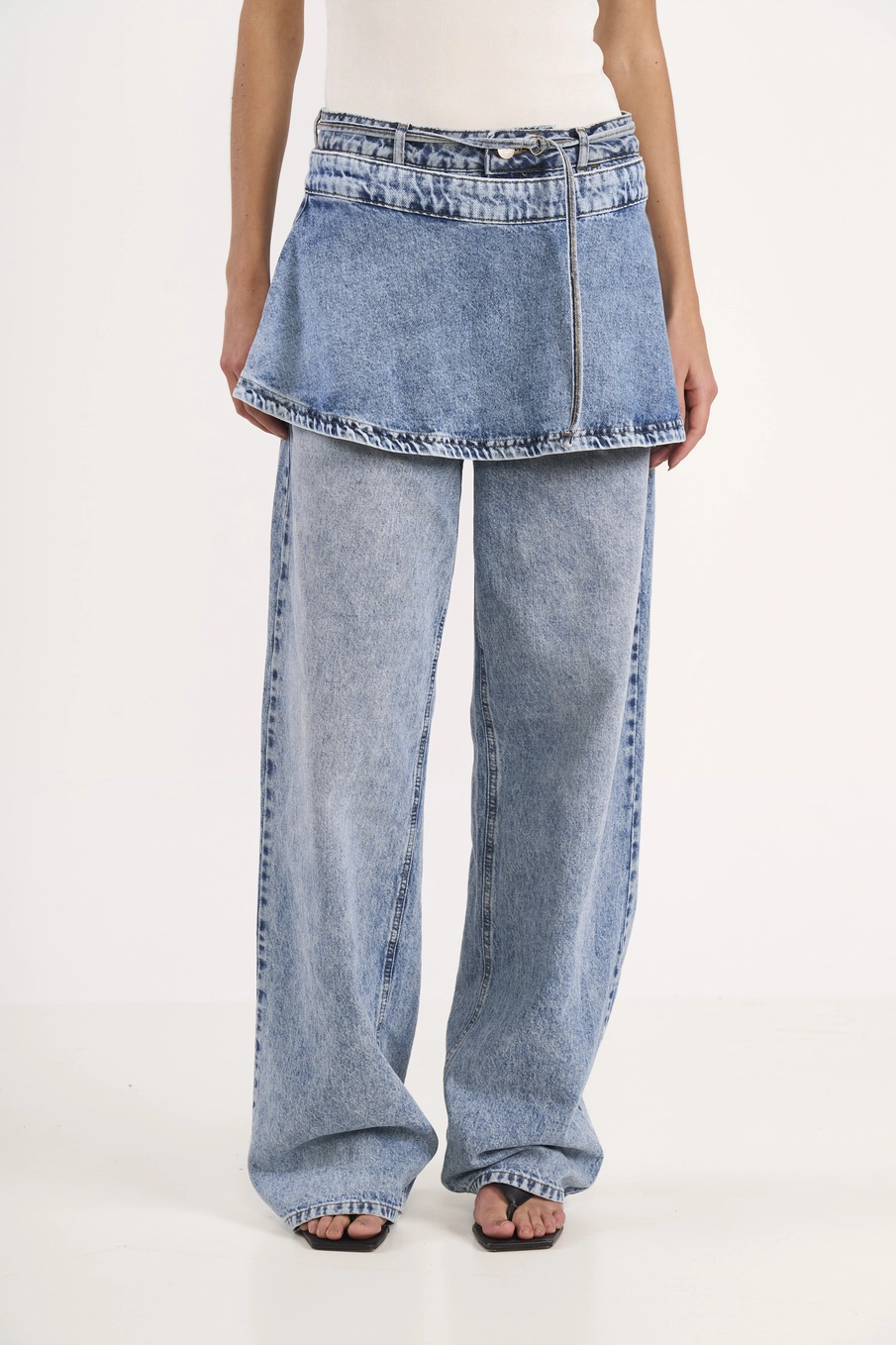 Saia Jeans Micro Índigo