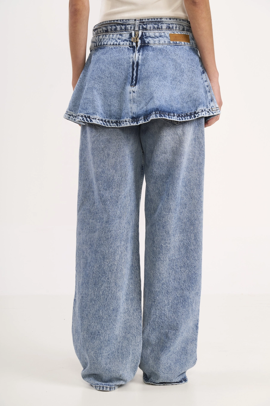 Saia Jeans Micro Índigo