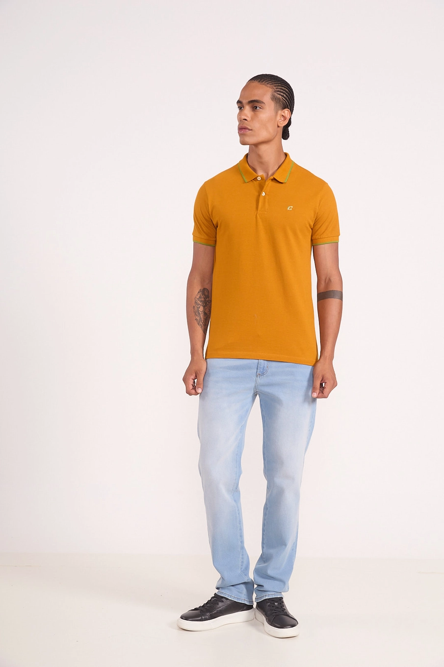 Polo Piquet Premium Amarelo