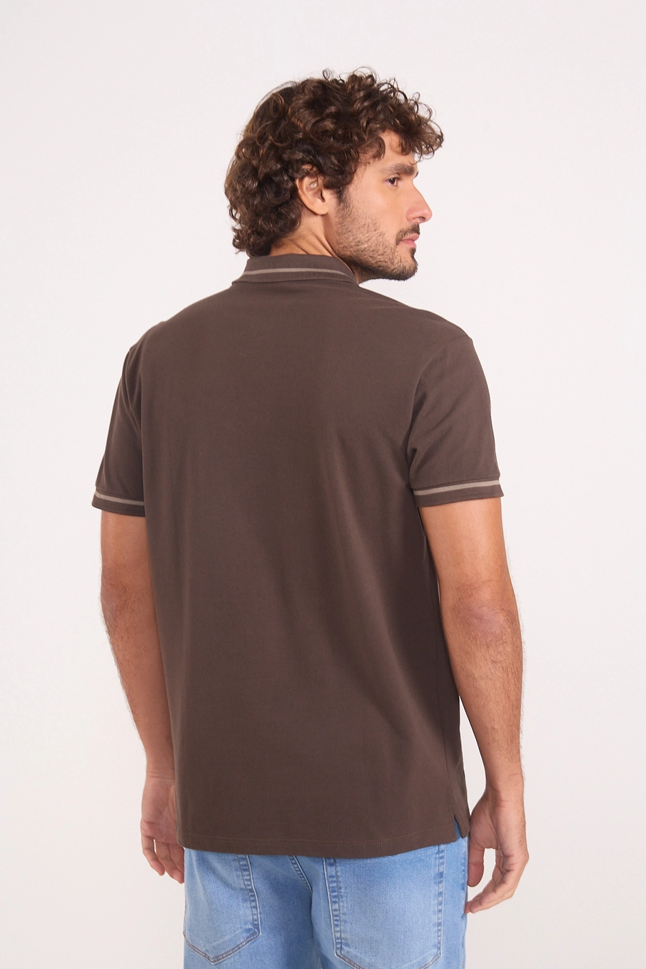 Polo Piquet com Friso Contrastante | Colcci