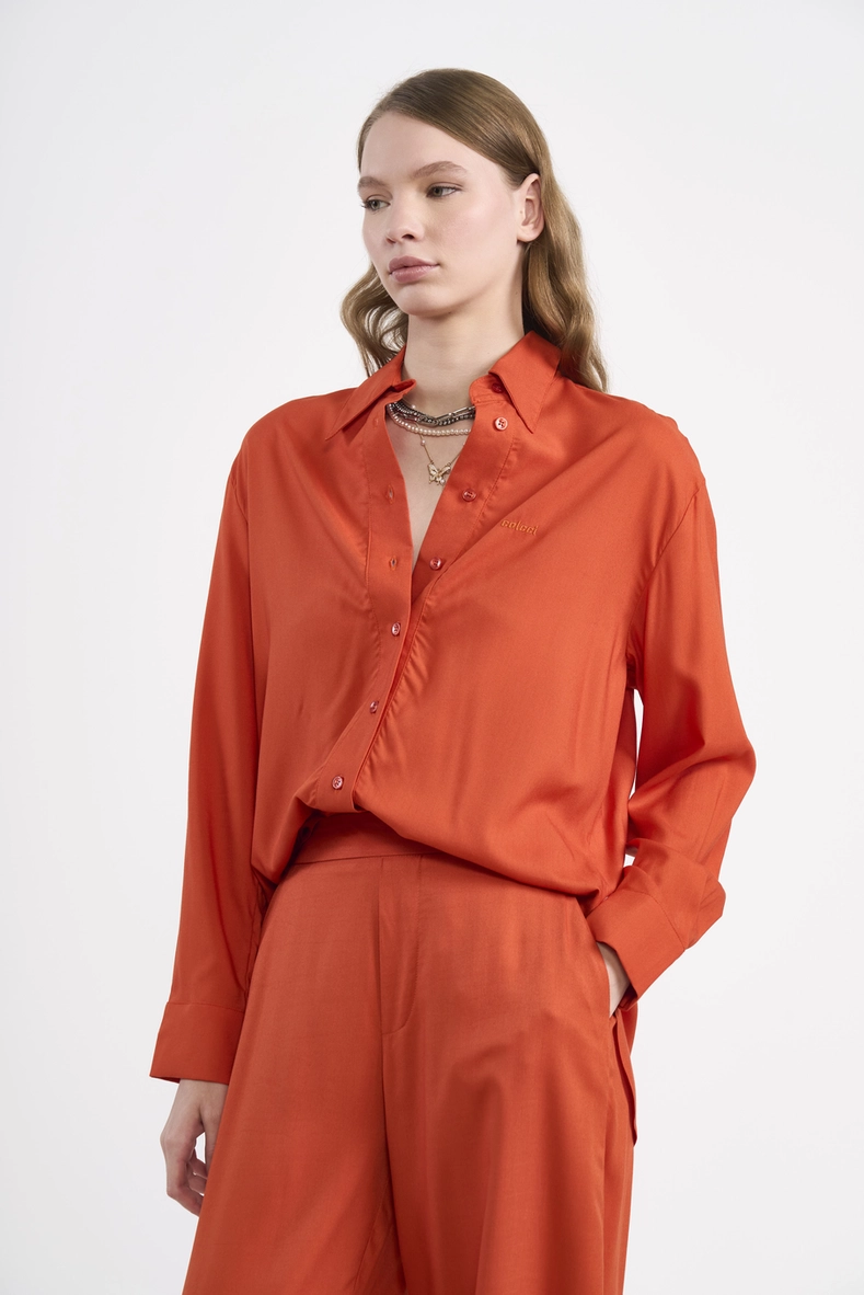 Camisa De Viscose Fluida