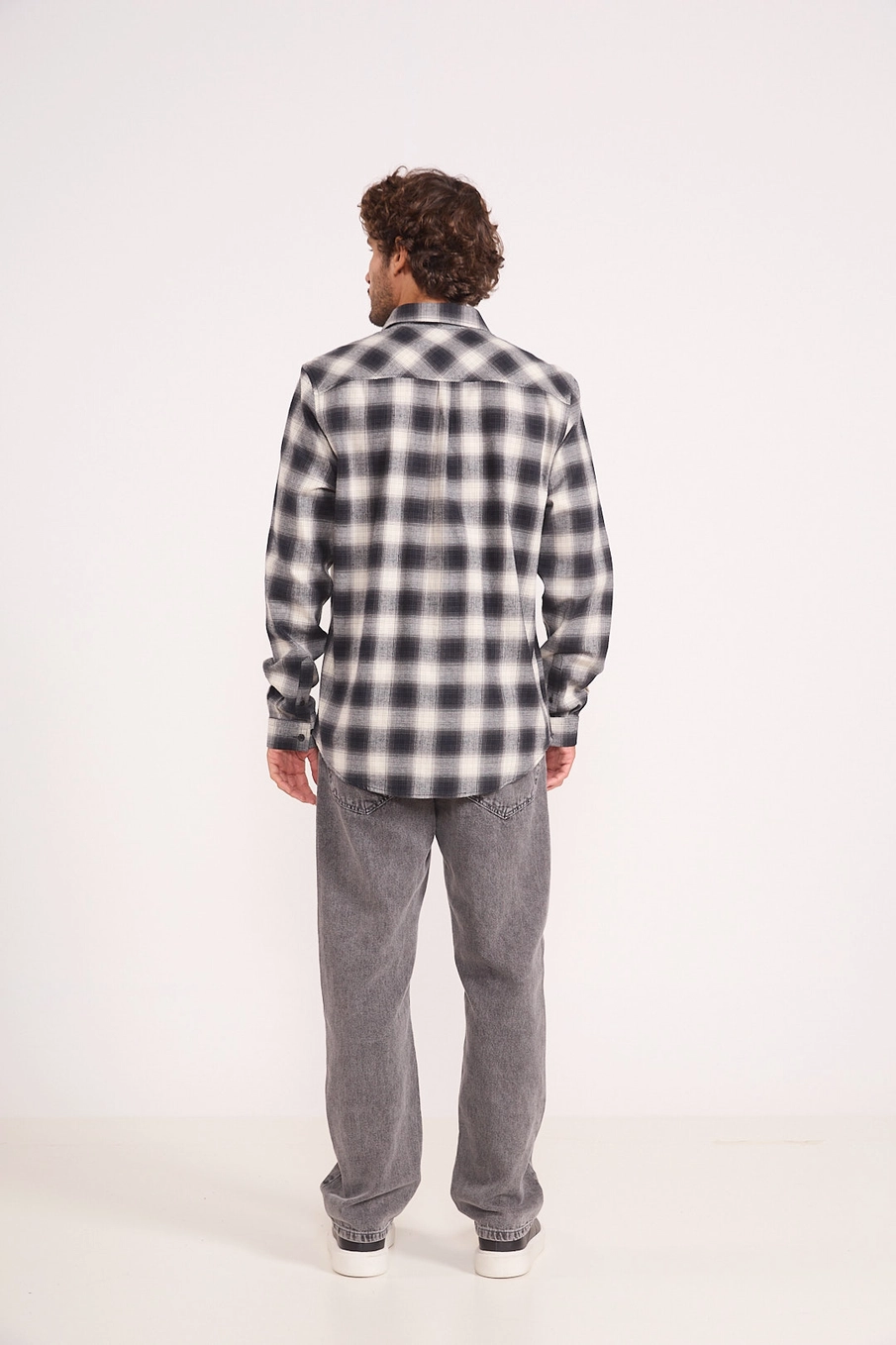 Camisa Xadrez Em Algodão Estampados