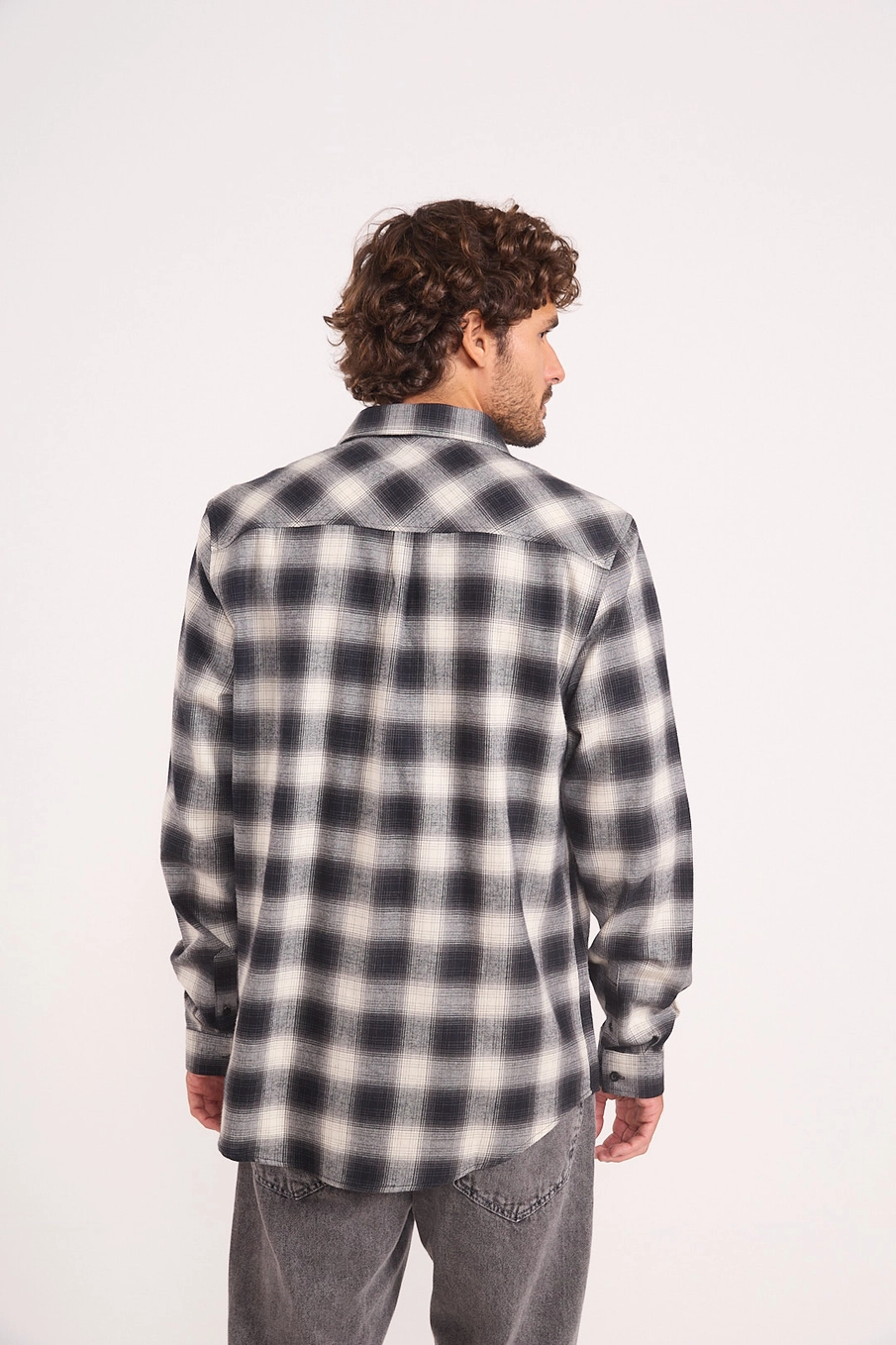 Camisa Xadrez Em Algodão Estampados