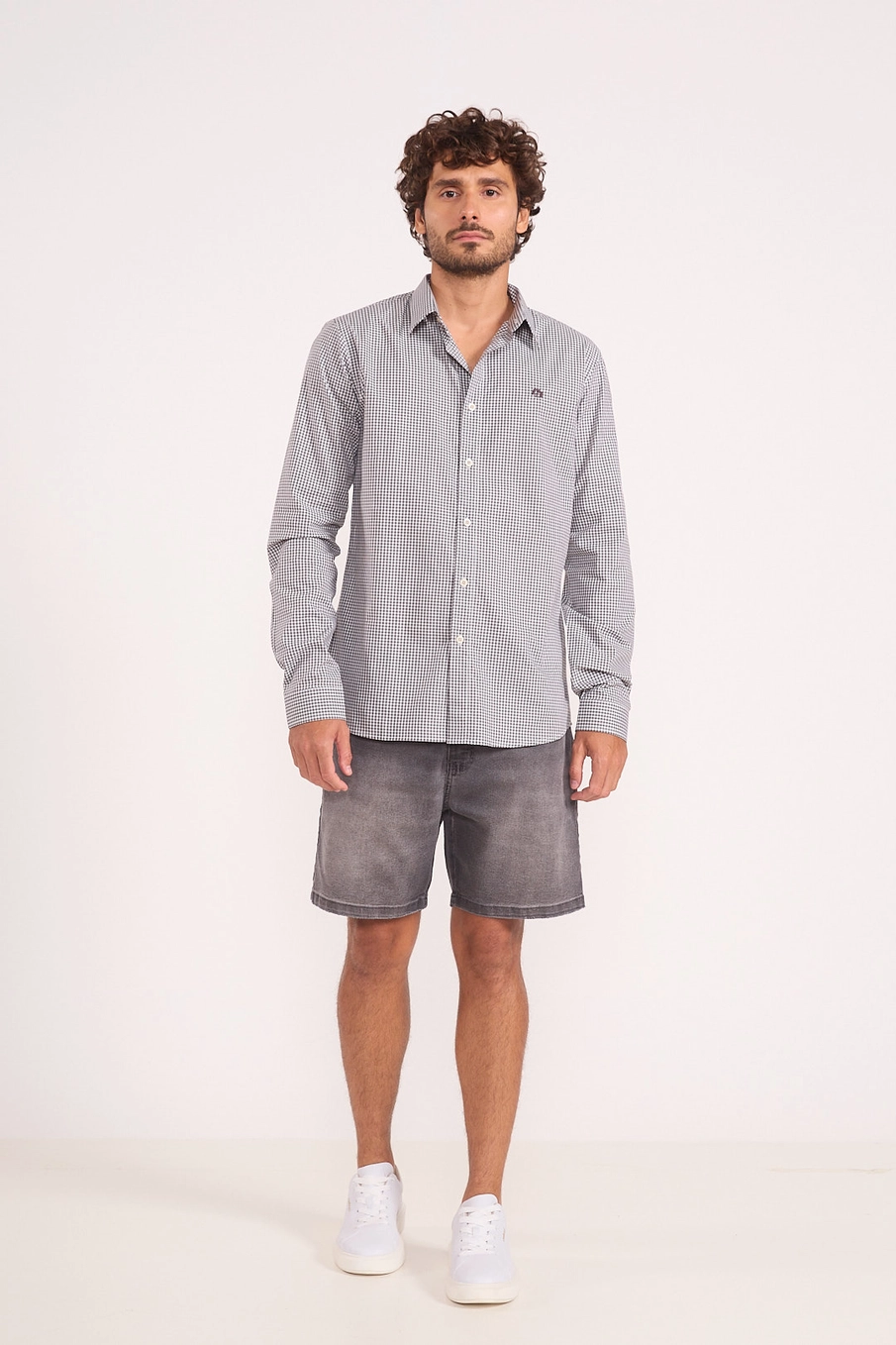 Camisa Masculina Xadrez Estampados