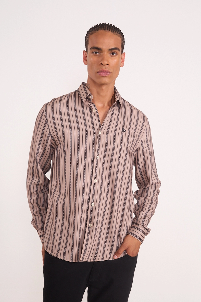 Camisa Masculina Listrada
