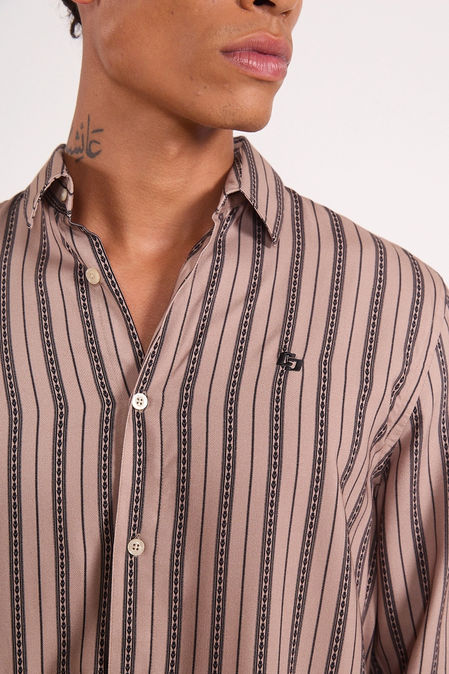 Camisa Masculina Listrada Estampados