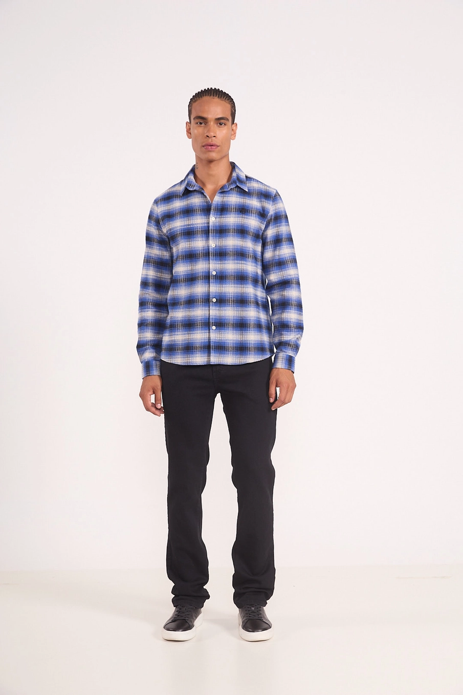 Camisa Masculina Xadrez Estampados