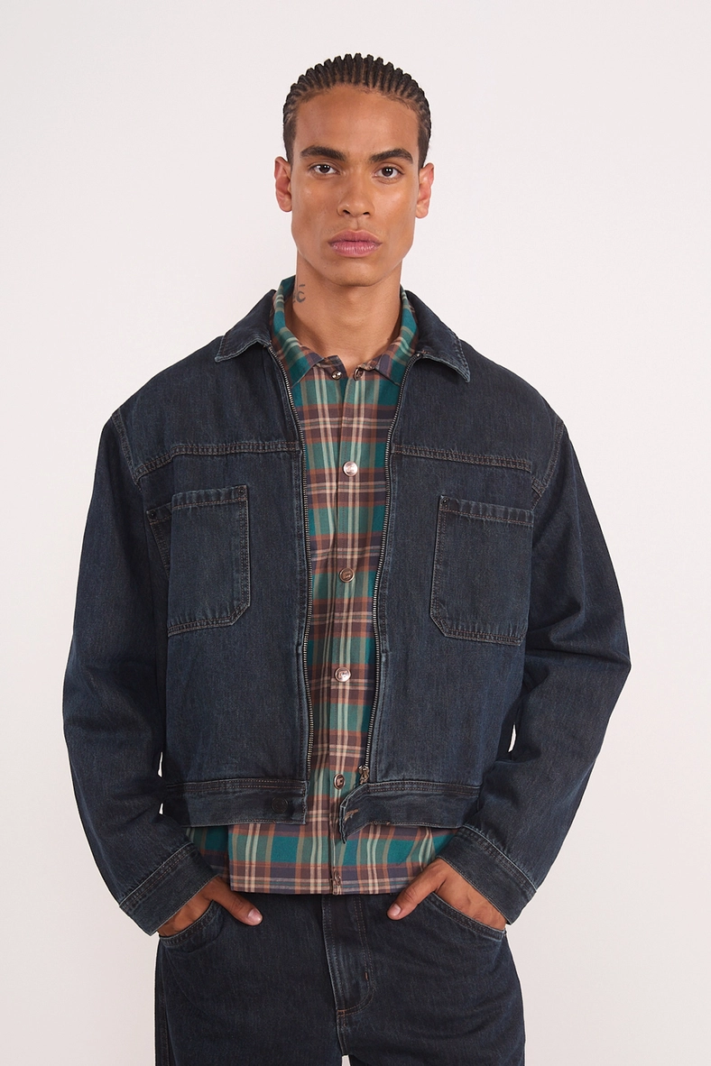 Jaqueta Jeans Bomber