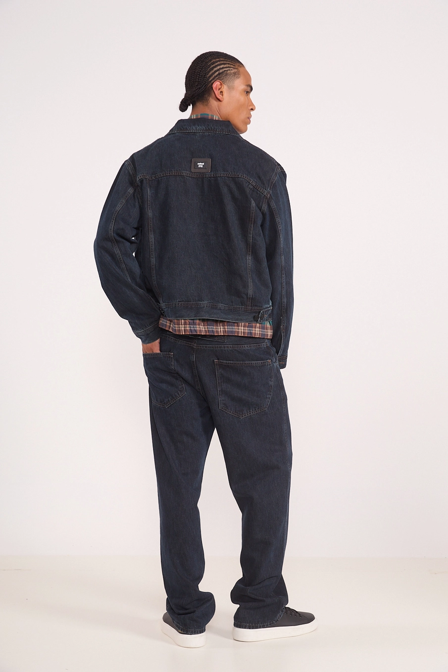 Jaqueta Jeans Bomber Índigo