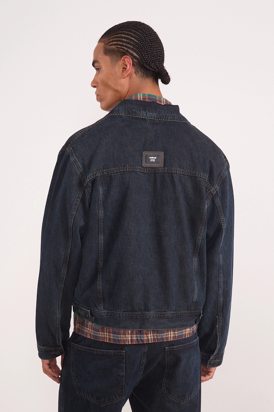 Jaqueta Jeans Bomber Índigo