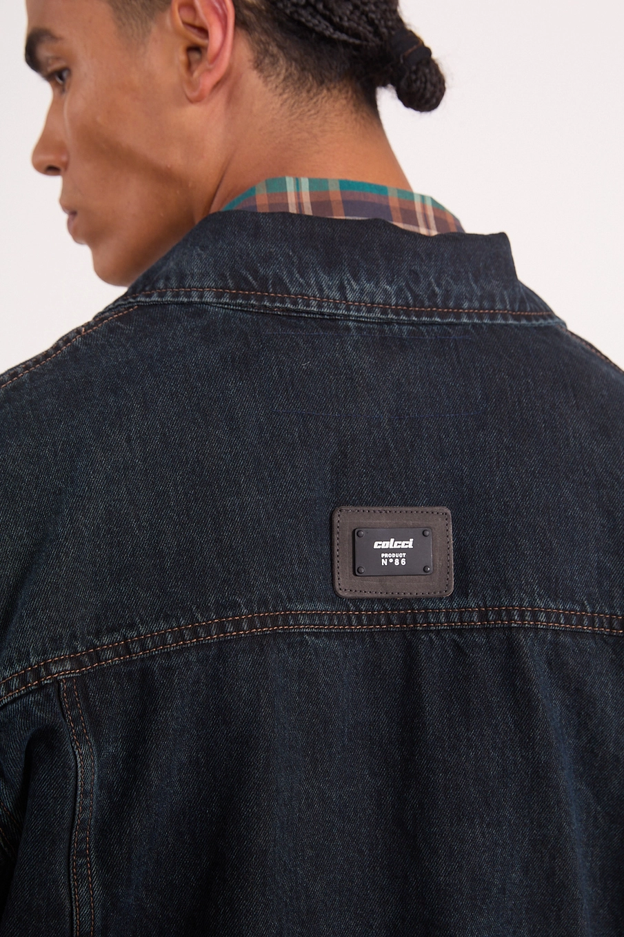 Jaqueta Jeans Bomber Índigo