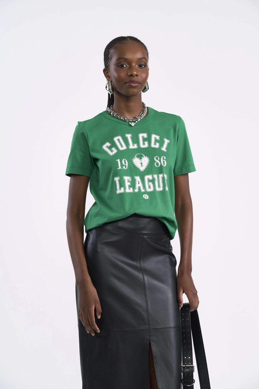 Camiseta Feminina Estampada League Verde Vanity