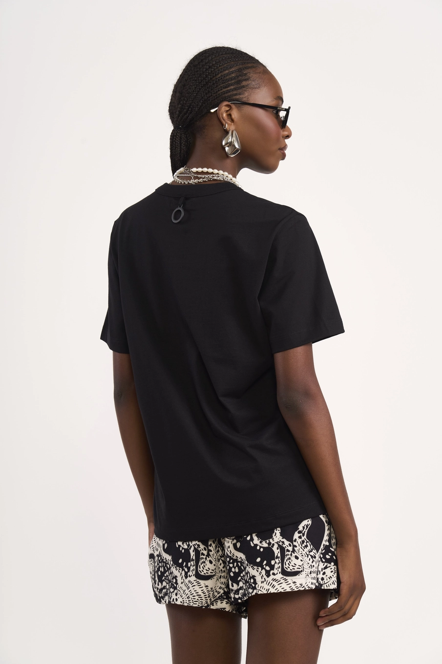 Camiseta Casual Urbana Clean Preto