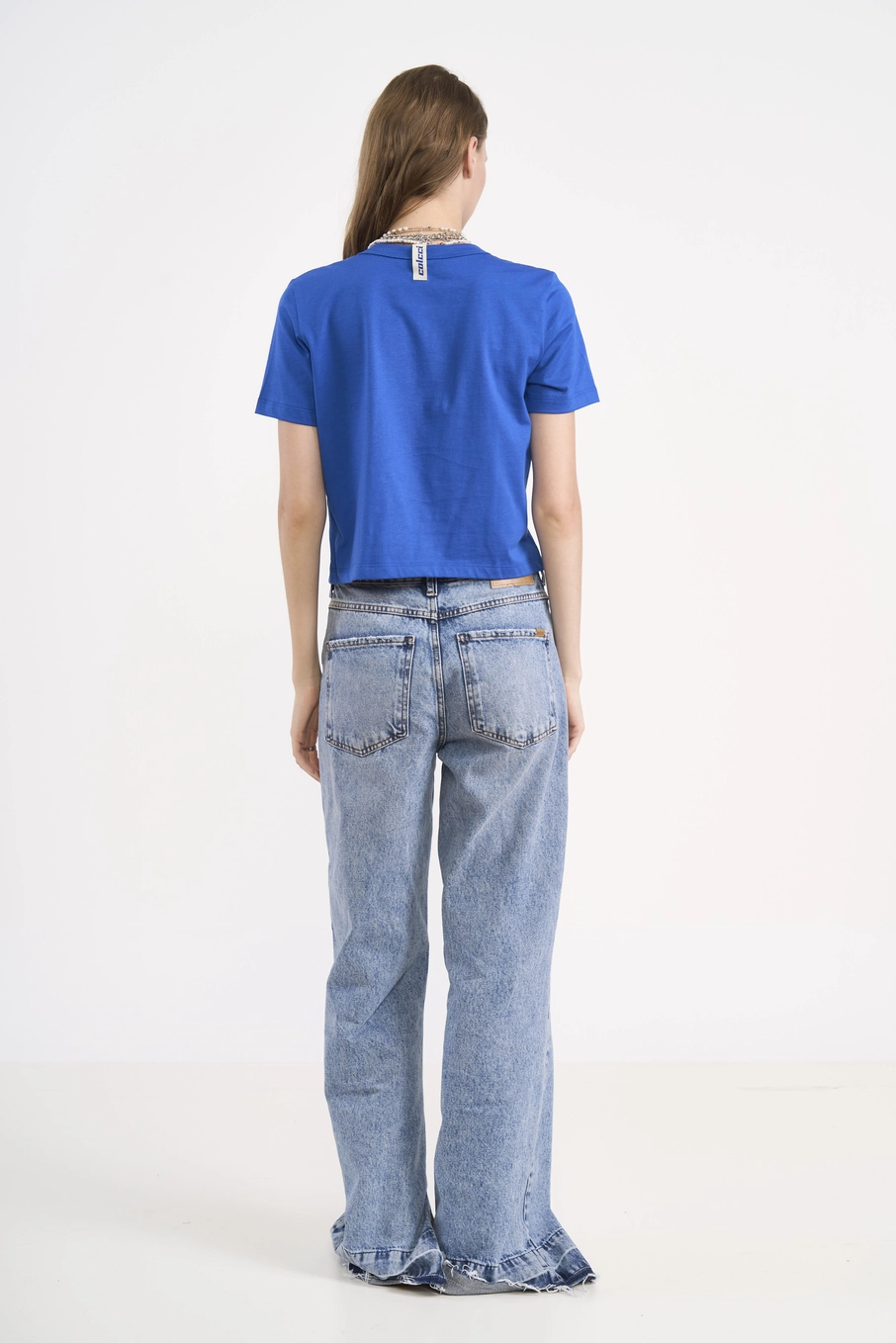 Camiseta Reta Brasil Core Com Aplicação Frontal Azul