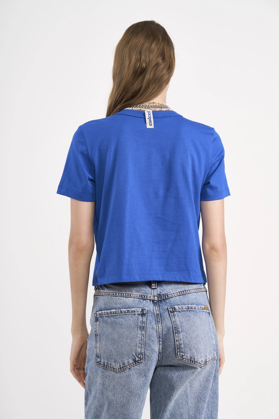 Camiseta Reta Brasil Core Com Aplicação Frontal Azul