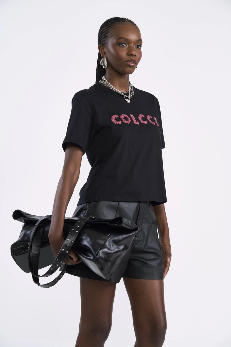 Camiseta Manga Curta Com Lettering