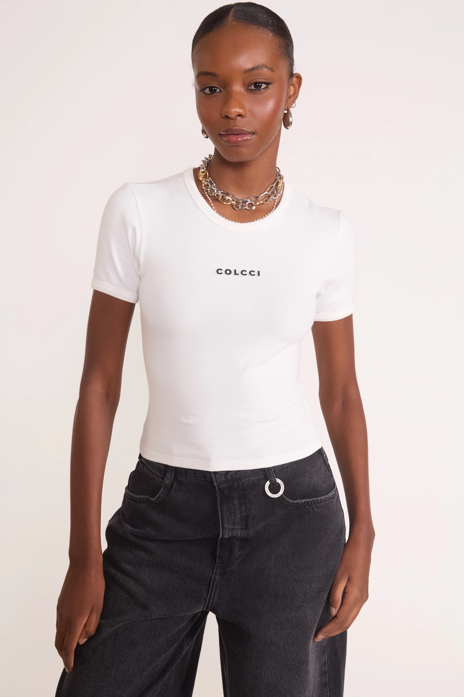 Camiseta Feminina Com Logo Off Shell