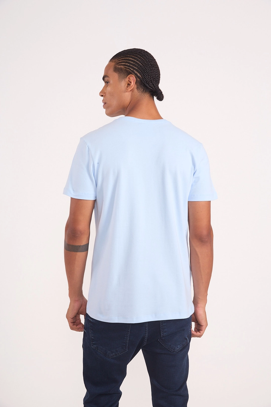 Camiseta Básica Premium Azul