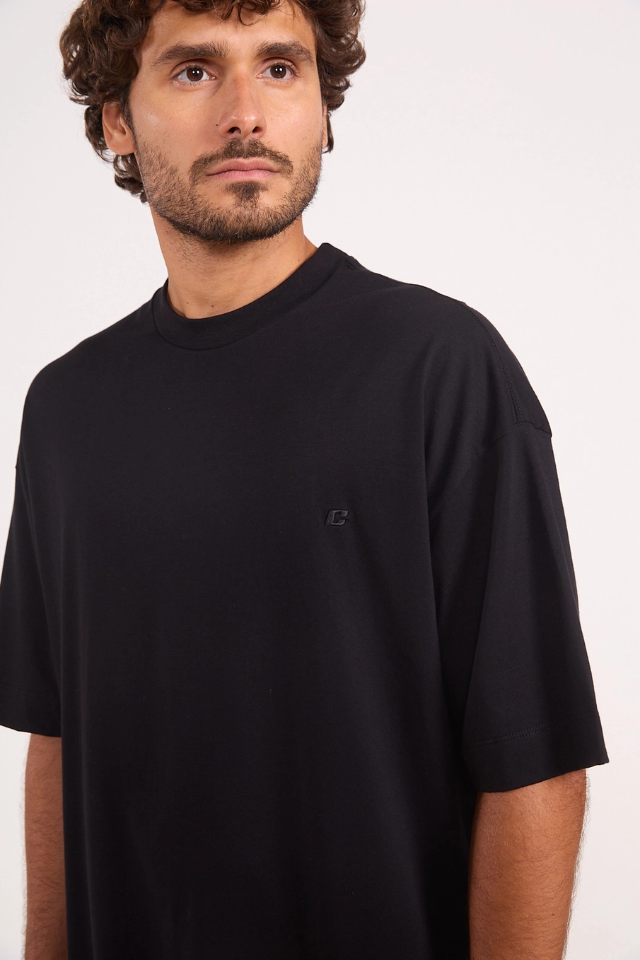 Camiseta Masculina Oversized Básica Preto