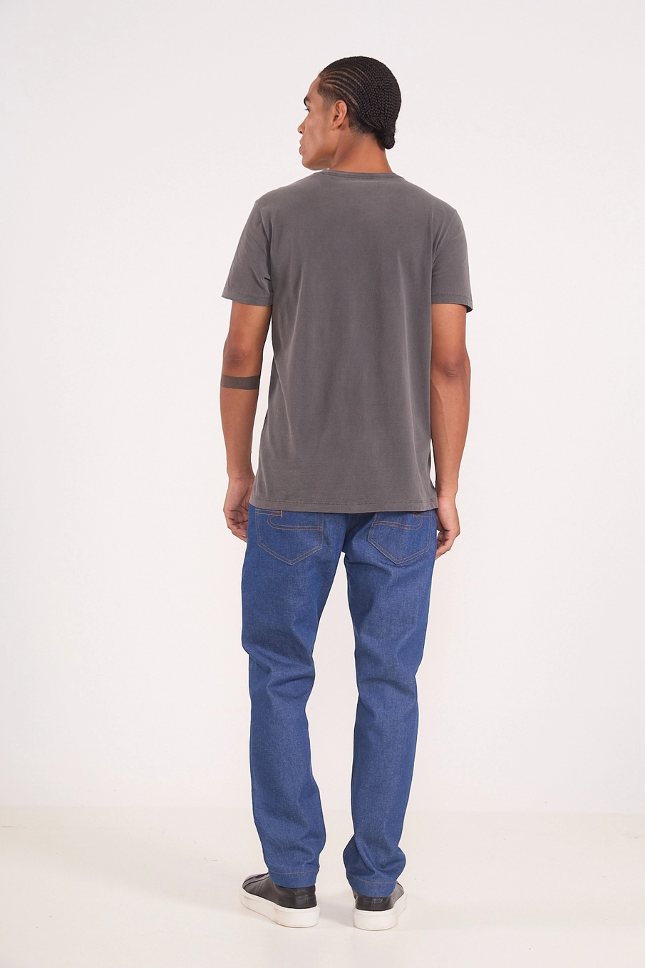 Camiseta Masculina Estampa Wild Heart Preto