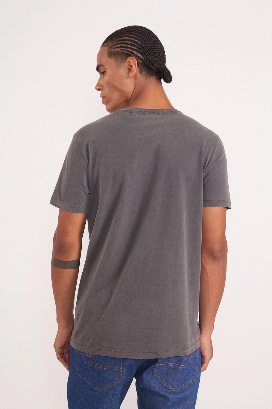 Camiseta Masculina Estampa Wild Heart Preto