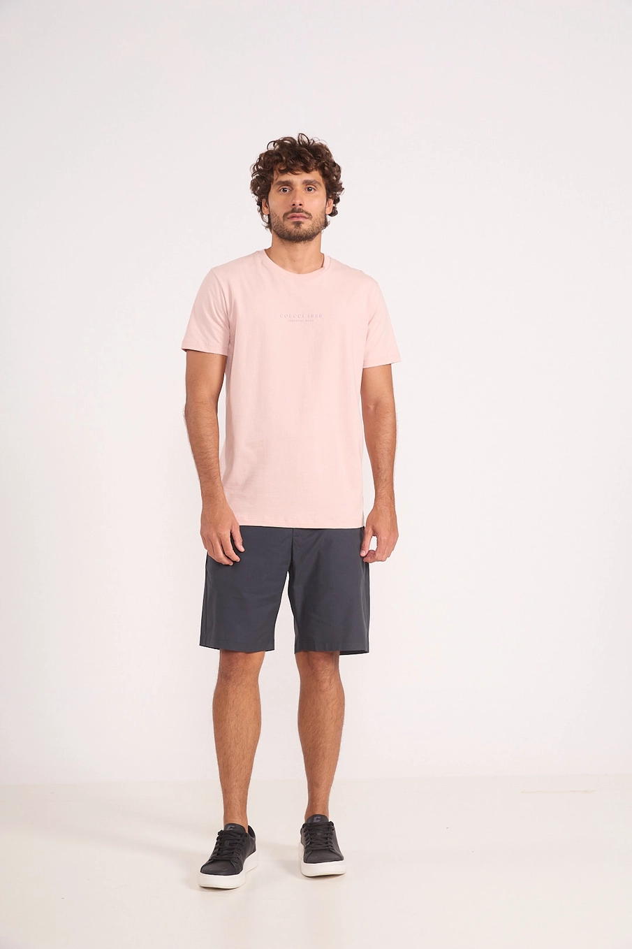 Camiseta Masculina Básica Rosa