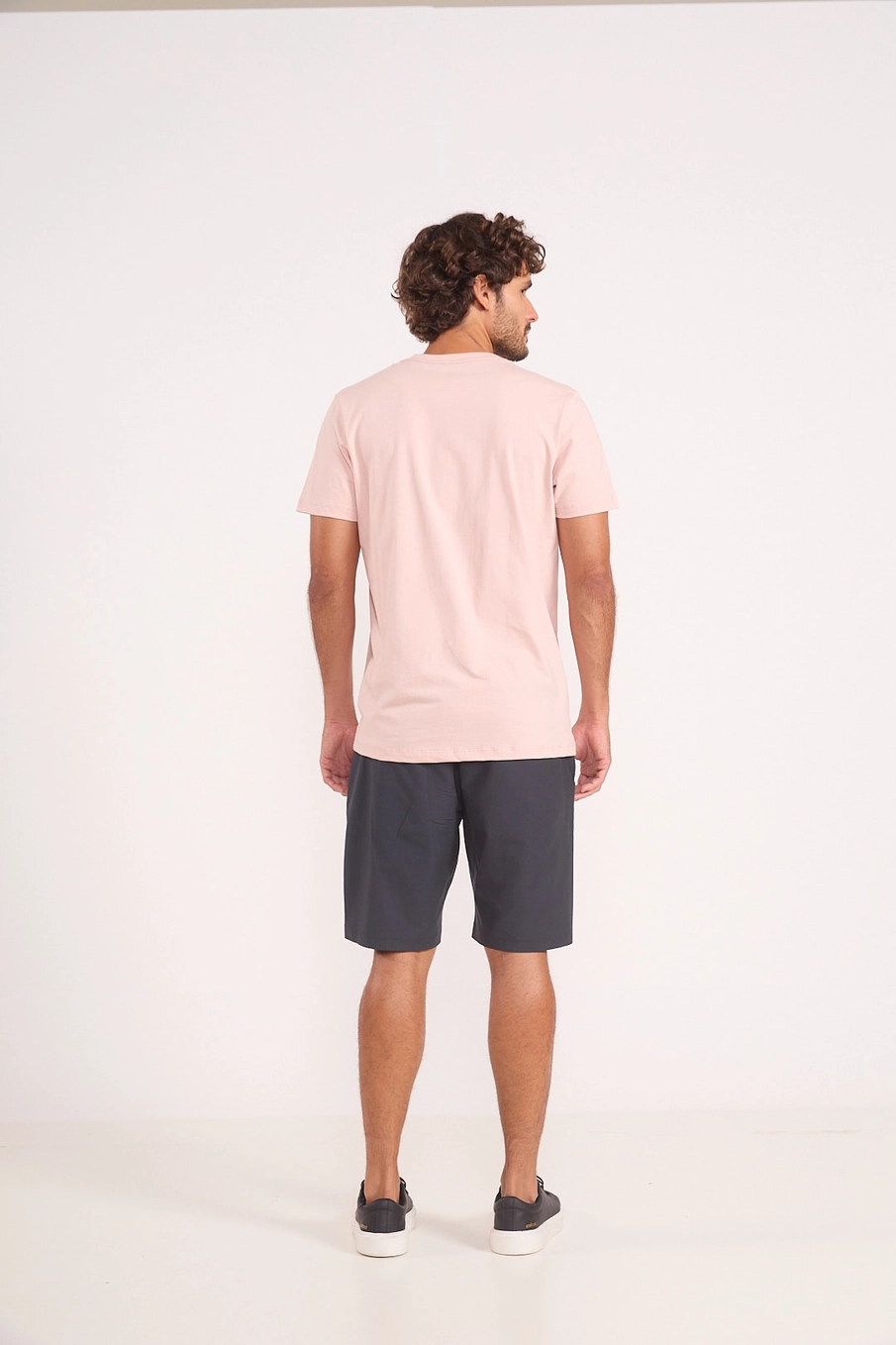 Camiseta Masculina Básica Rosa