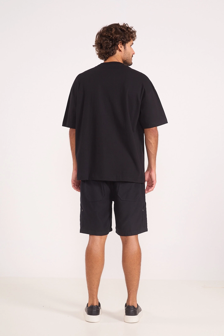 Camiseta Oversized Patch Preto