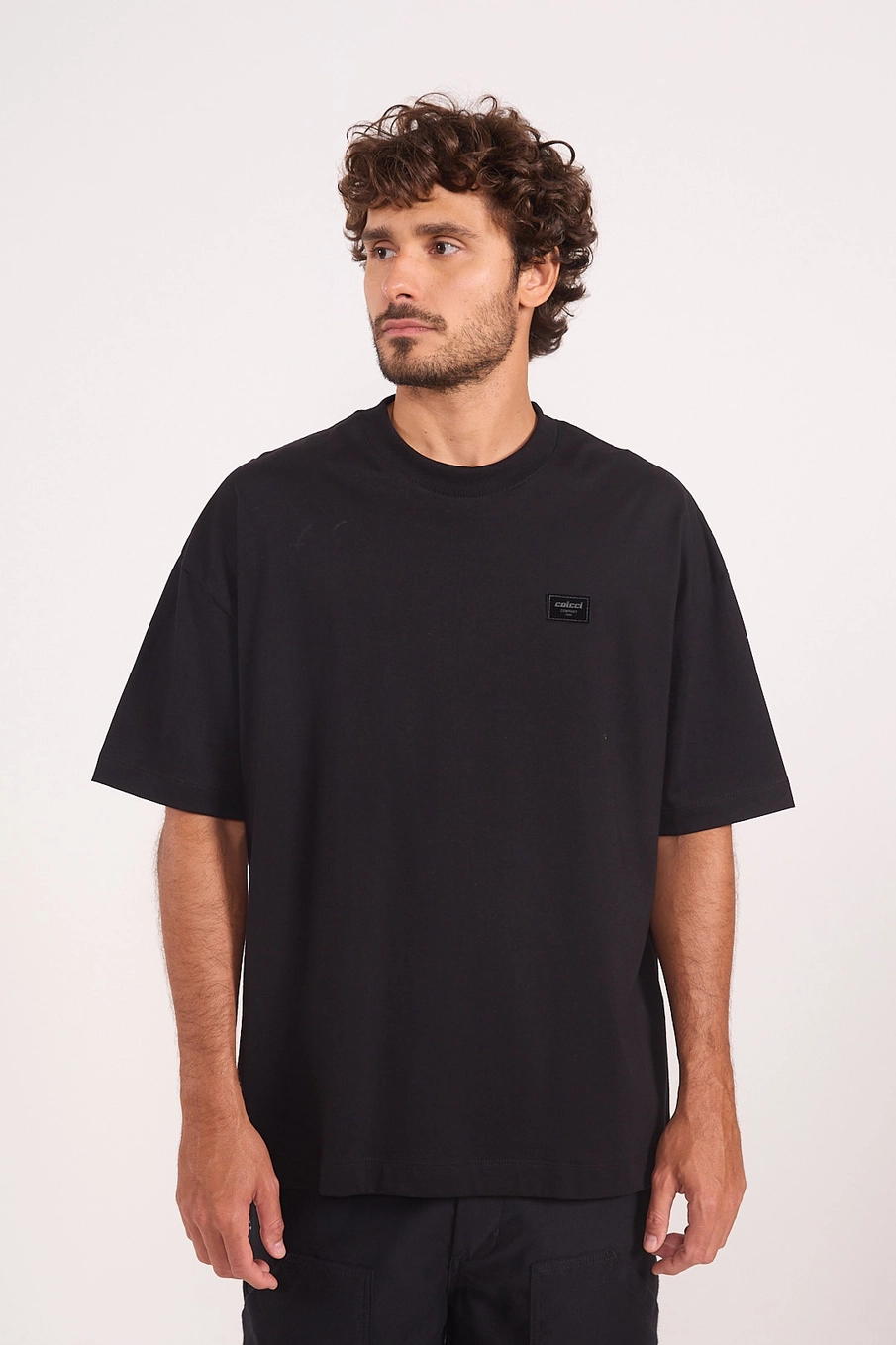 Camiseta Oversized Patch Preto