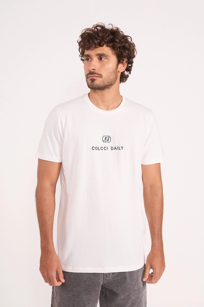 Camiseta Masculina Com Logo