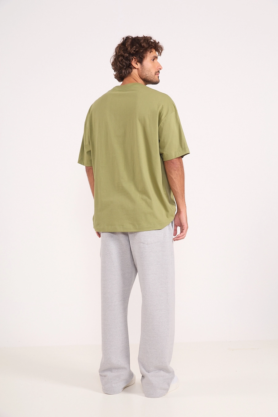 Camiseta Masculina Estampada Records Label Verde