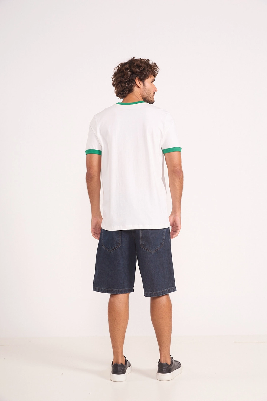 Camiseta Casual Brasil Vintage Off Shell