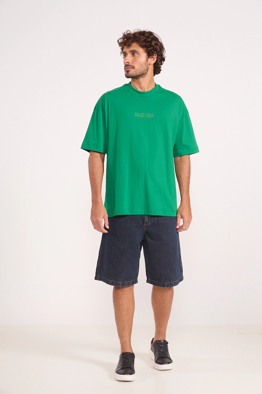 Camiseta Masculina Oversized Verde Vanity