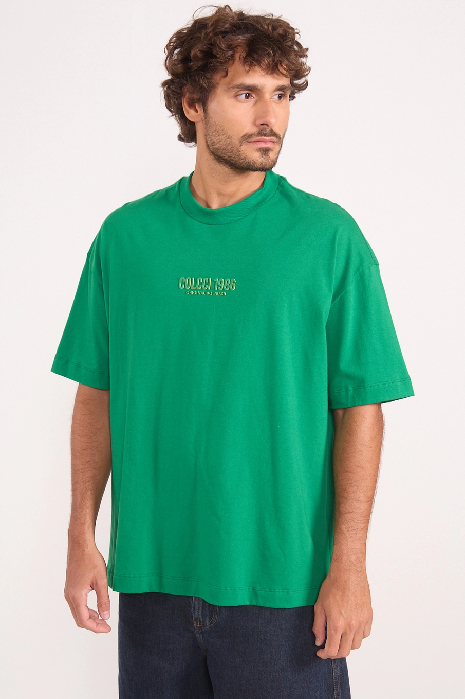 Camiseta Masculina Oversized Verde Vanity