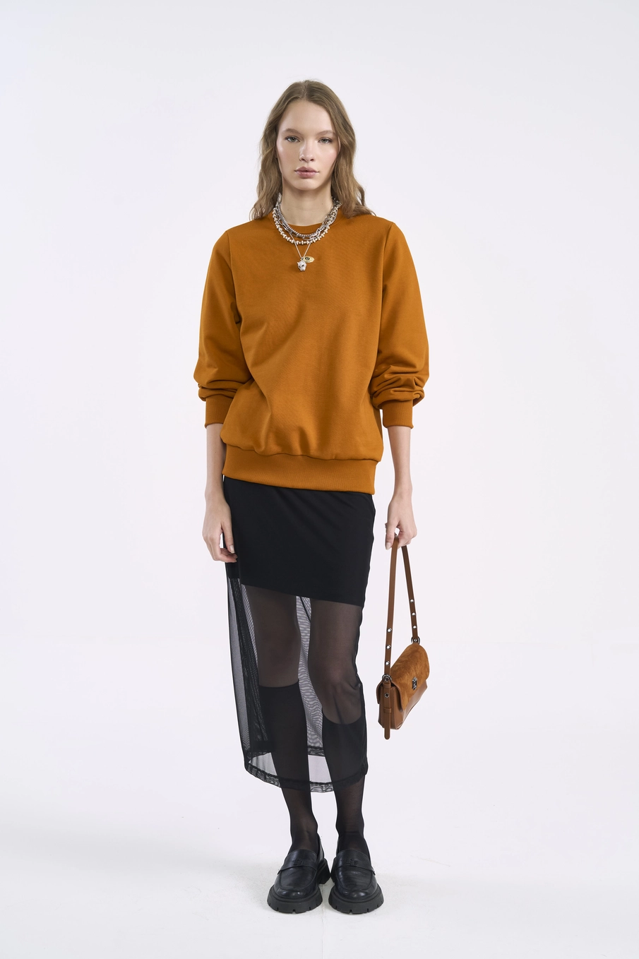 Blusão Feminino Oversized Amarelo Pumpkin