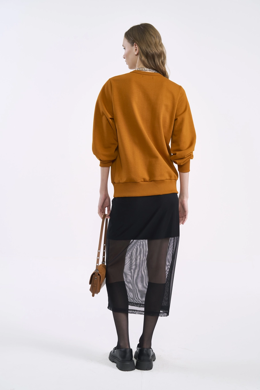 Blusão Feminino Oversized Amarelo Pumpkin