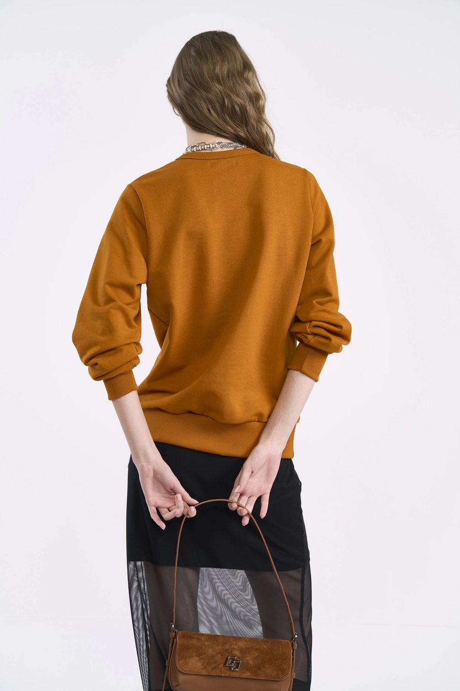Blusão Feminino Oversized Amarelo Pumpkin