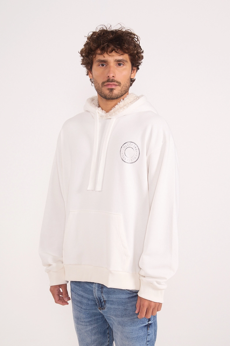 Blusão Moletom Oversized Com Bolso Canguru