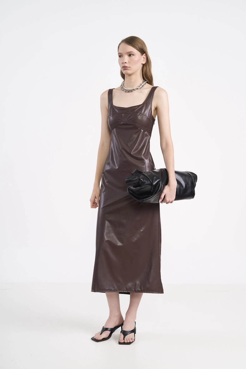 Vestido Justo Em Pu