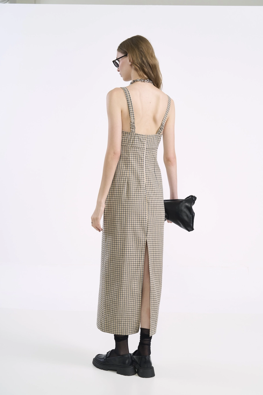 Vestido Midi Xadrez Estampados