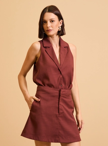 Body Alfaiataria Gola Blazer