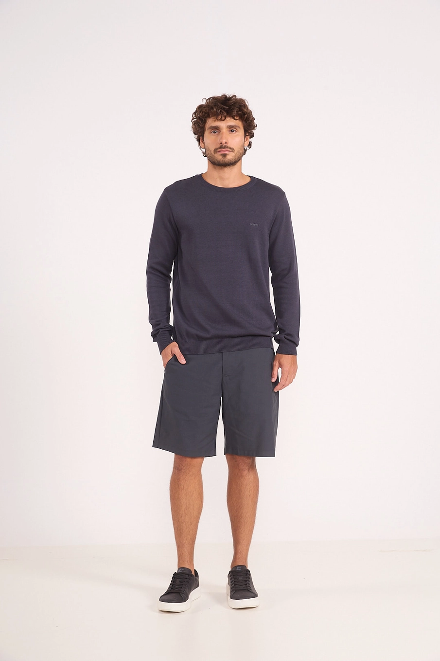 Suéter Tricot Premium Cinza