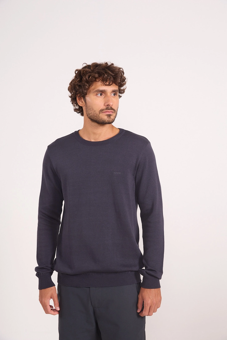 Suéter Tricot Premium Cinza