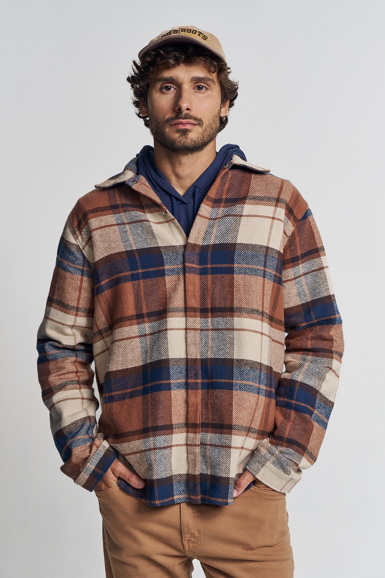 Jaqueta Masculina Reta Xadrez Estampados 2