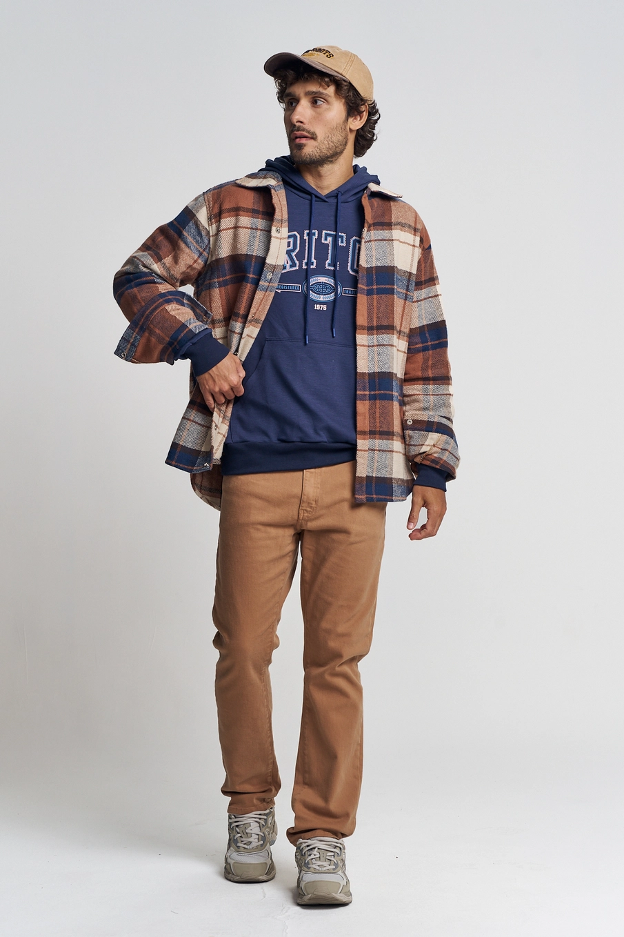 Jaqueta Masculina Reta Xadrez Estampados 1