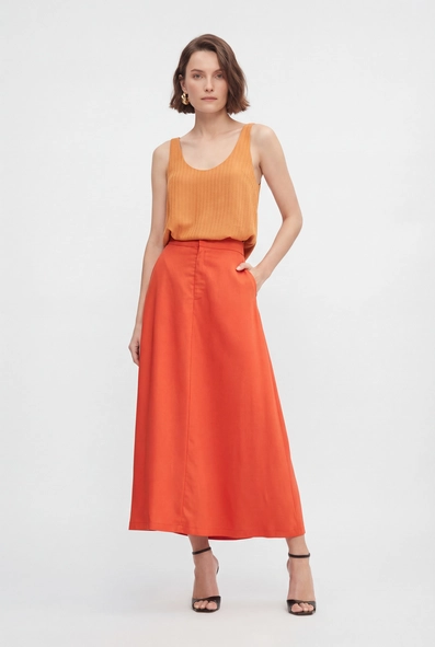 Regata Feminina Evasê Jacquard