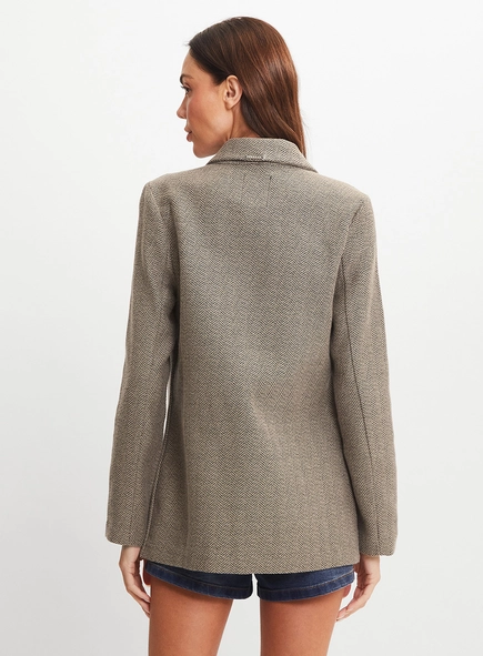 Blazer Alfaiataria Feminino Regular